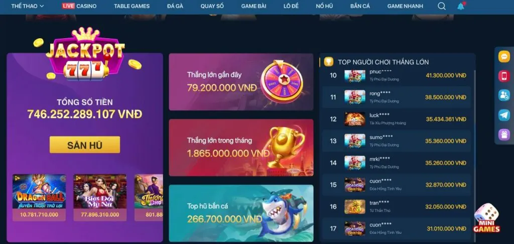 Giao diện game bắn cá 66bvn